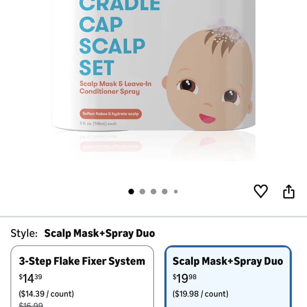 Cradle Cap Scalp Set - White